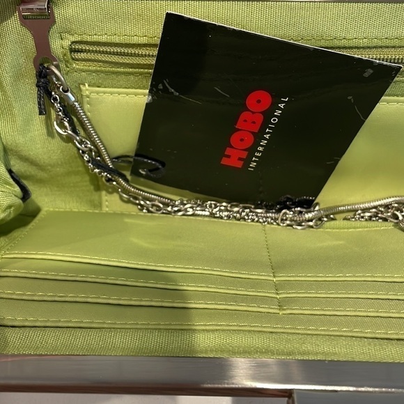 HOBO Light Mauve Color Clutch or Sachel wallet Bag—Beautiful Soft Leather—NWT! - Picture 9 of 9